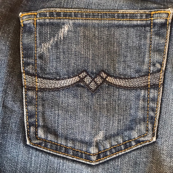 Lucky Brand Dungarees By Gene Montesano Distressed - Picture 7 of 9